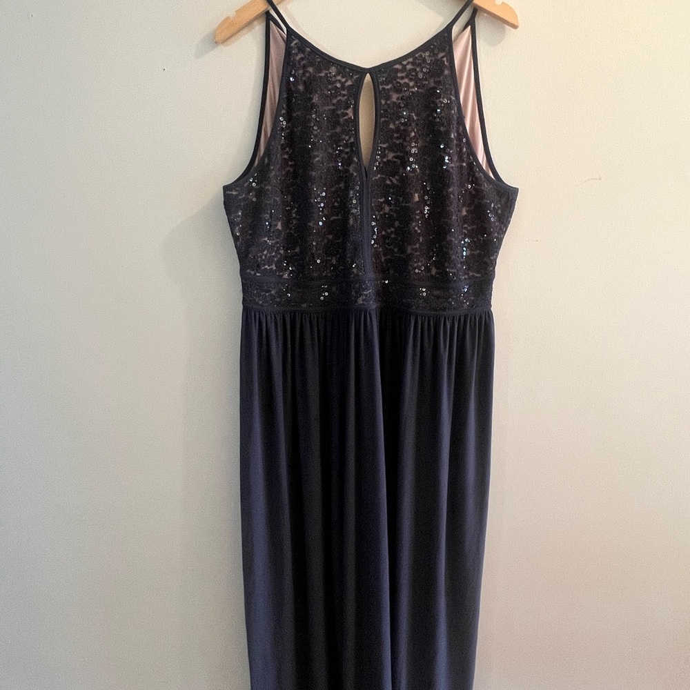 Black Sequin Sleeveless Dress
